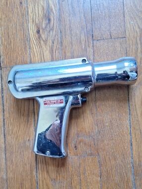 Kal-Equip Chrome Air Tool / Vintage Chrome Air Gun